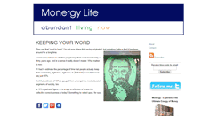 Desktop Screenshot of monergylife.com